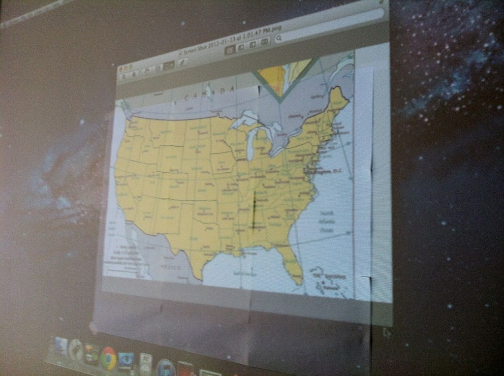 Projector Map